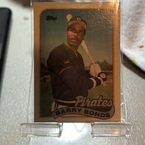 Topps Pirates Barry Bonds Card - Black and Gold